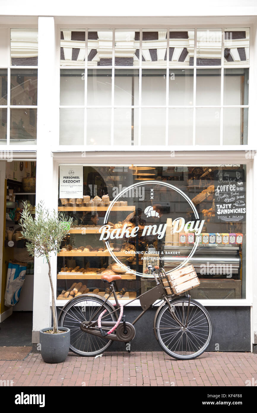 Bake my Day bakery in Amsterdam, Netherlands Stock Photo