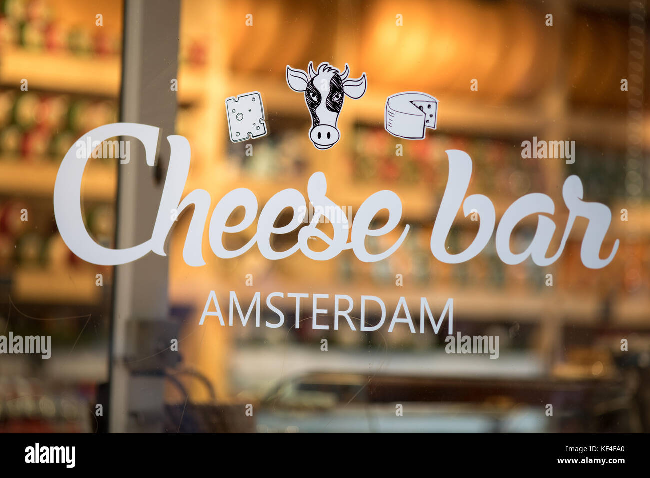 The Cheese bar, Amsterdam, Netherlands Stock Photo