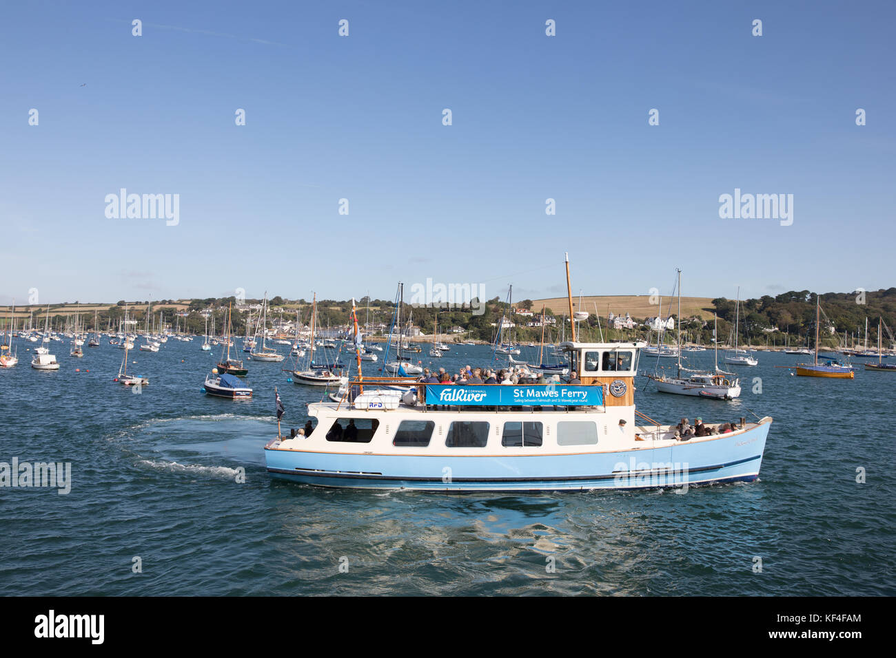 Falmouth harbour, Cornwall, Uk Stock Photo