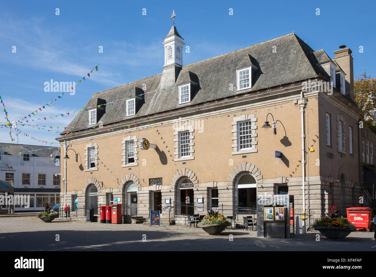 The Old Post office building in Falmouth, Cornwall, Uk Stock Photo