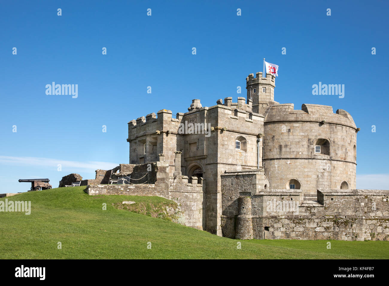 Pendennis Castle, Cornwall, Uk Stock Photo