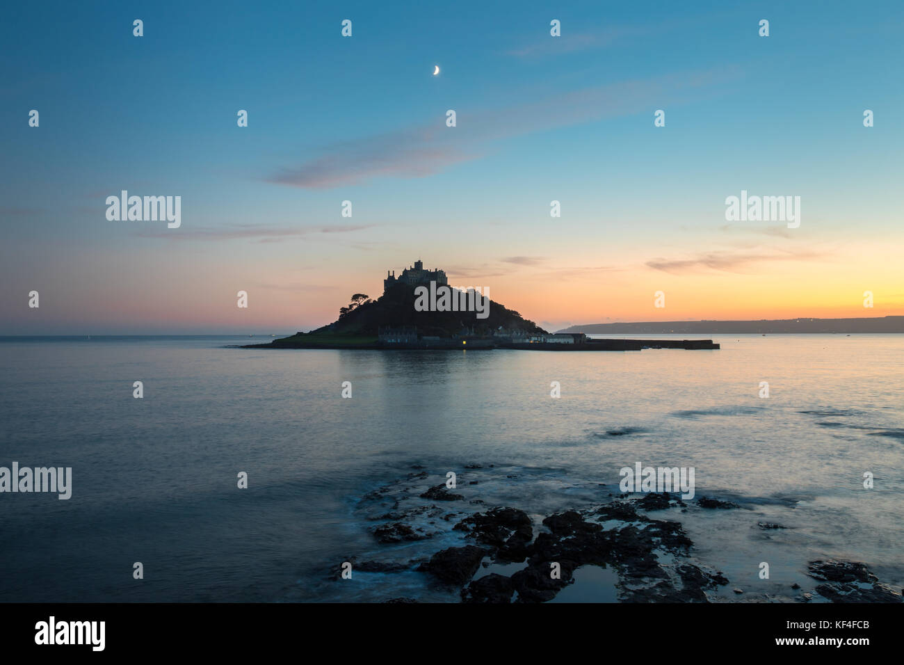 St Michael's Mount, Cornwall, Uk Stock Photo Alamy