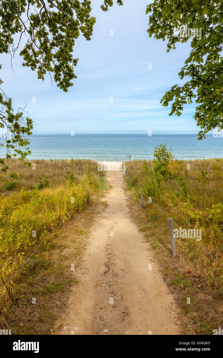 Baltic sea beach path hi-res stock photography and images - Alamy