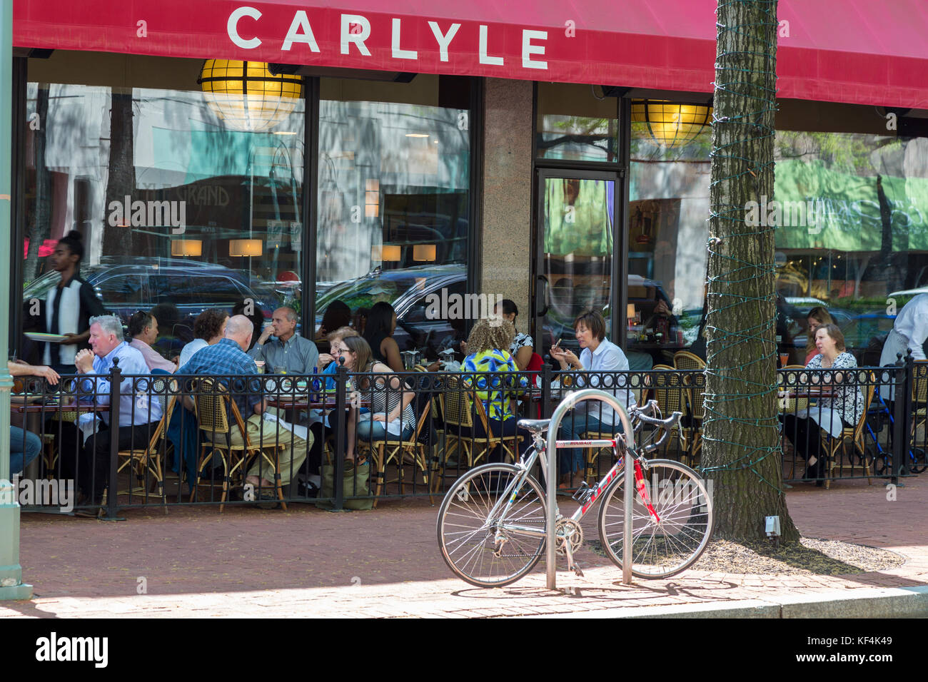 Shirlington Village, Arlington, Virginia. Outdoor Dining at a