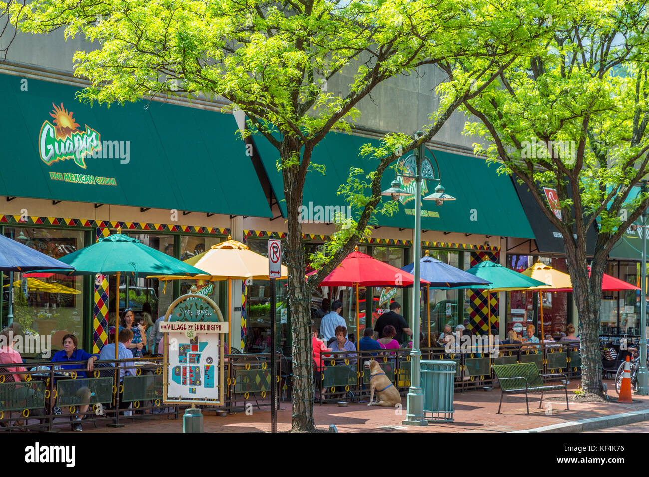 Shirlington Village, Arlington, Virginia. Outdoor Dining at a