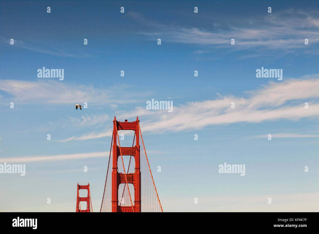 Golden Gate Bridge, San Francisco, USA. Stock Photo