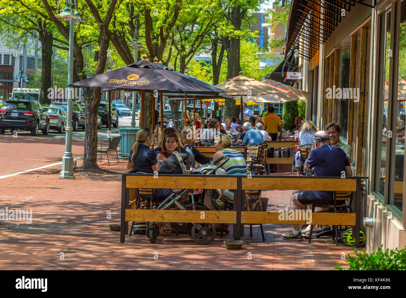 Shirlington Village, Arlington, Virginia. Outdoor Dining at a