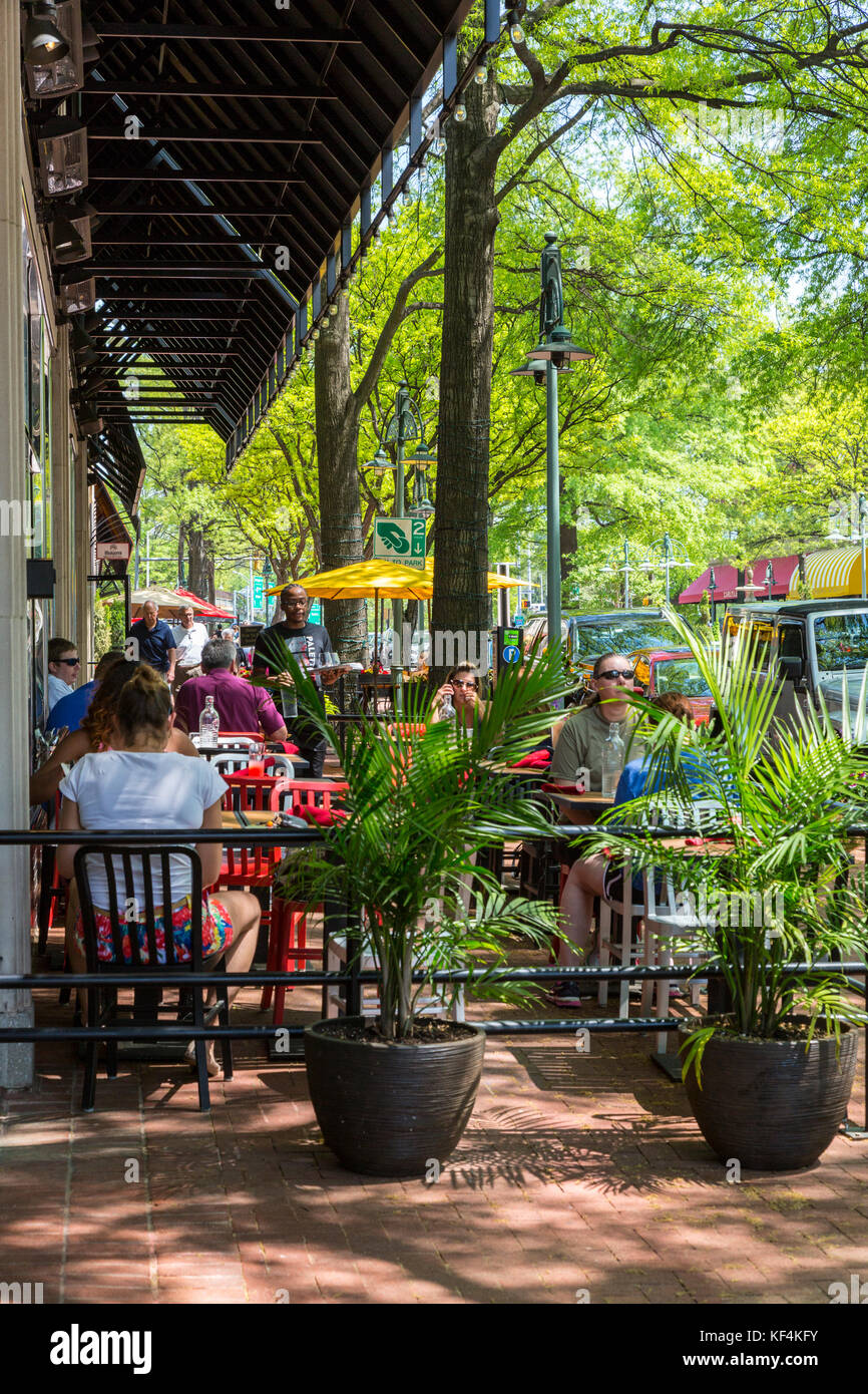 Shirlington Village, Arlington, Virginia. Outdoor Dining at a