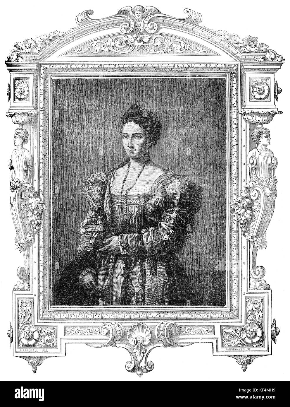 Joanna II, 1373 1435, Queen of Naples from 1414 to her death Stock