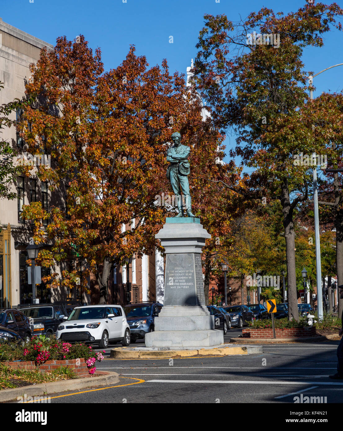 Alexandria, Virginia. Appomattox Statue to Alexandria's Civil War