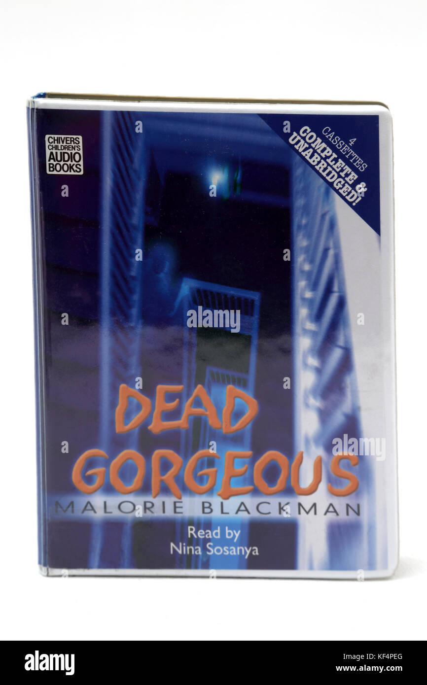 Audio Book Cassettes Dead Gorgeous By Malorie Blackman Stock Photo