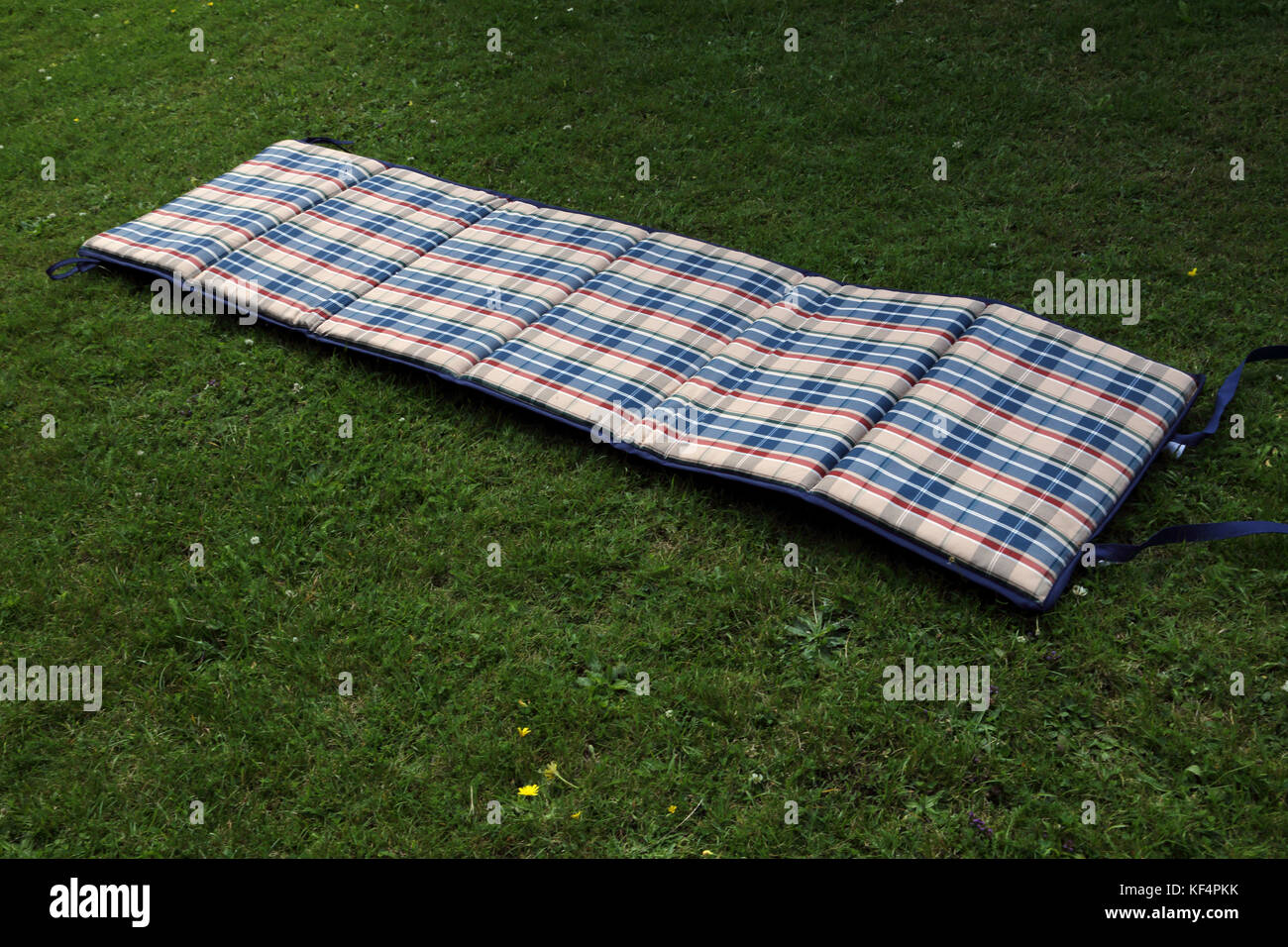 Sun Lounger Cushion Stock Photo