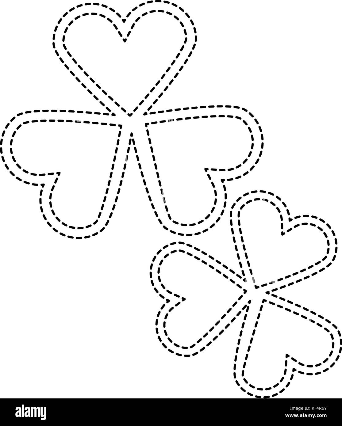 clovers plant isolated icon Stock Vector Image & Art - Alamy