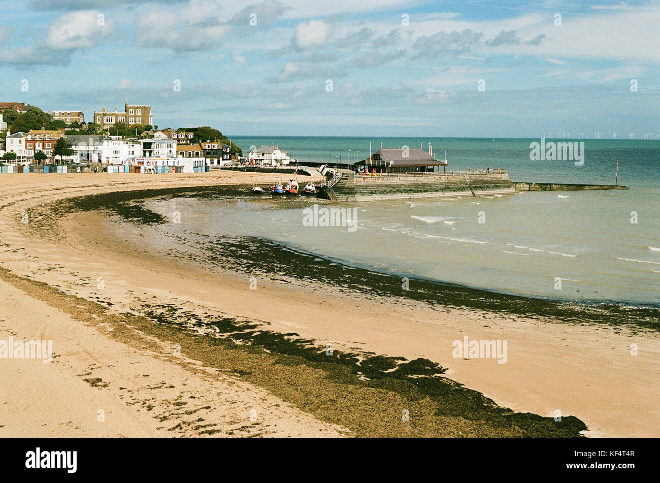 Viking Bay, Broadstairs, East Kent, at low tide Stock Photo