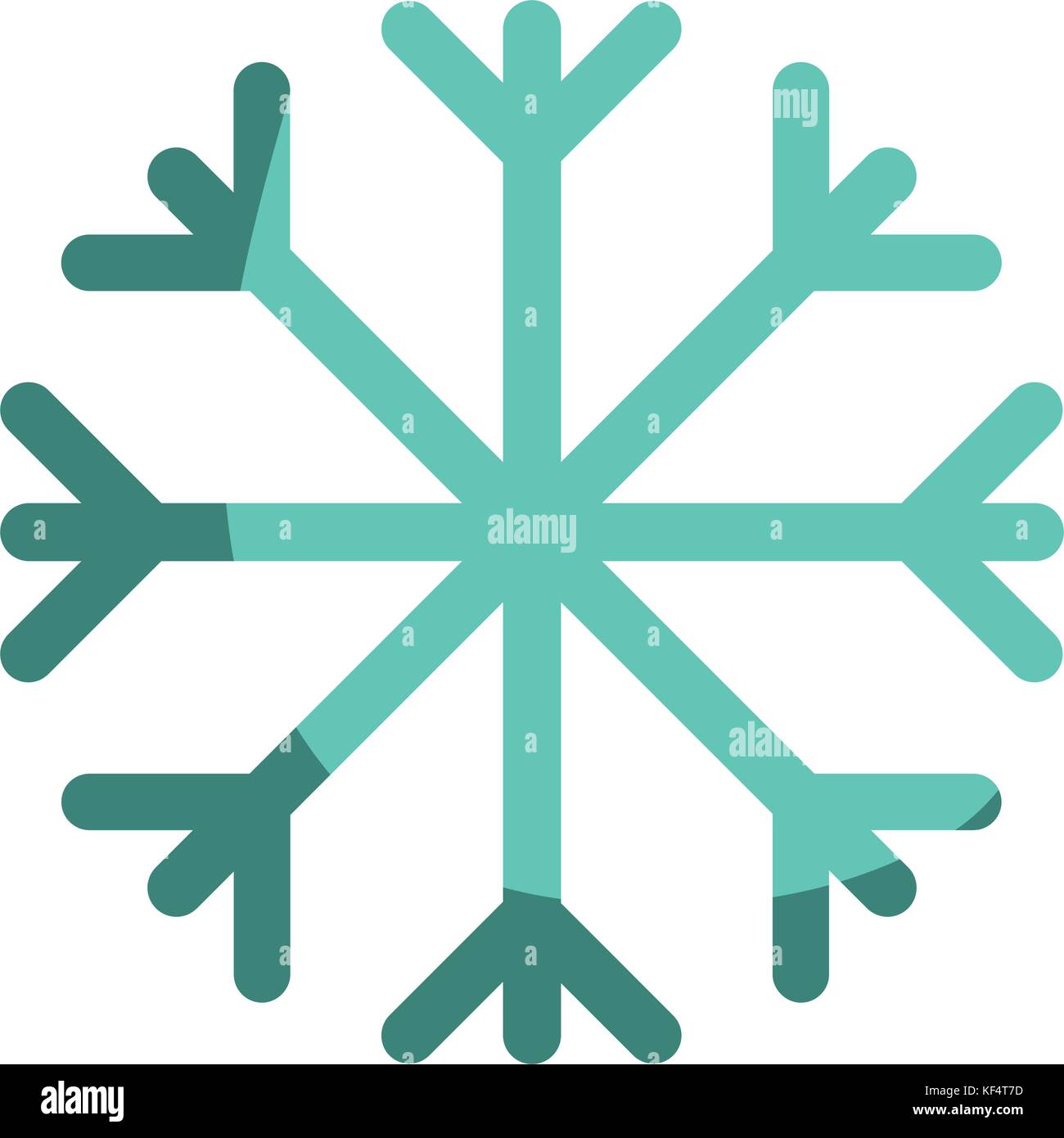 snowflake icon over white background vector illustration Stock Vector ...
