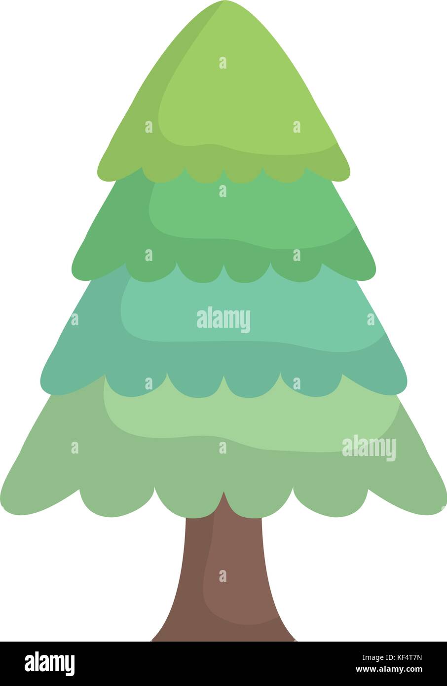 pine tree icon over white background vector illustration Stock Vector ...