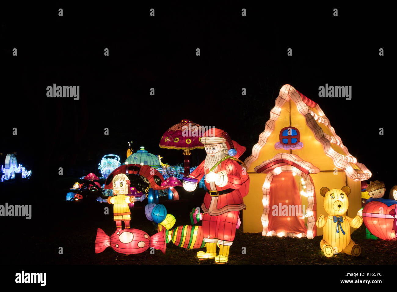 Father Christmas grotto handmade Chinese Lantern,Magical Lantern