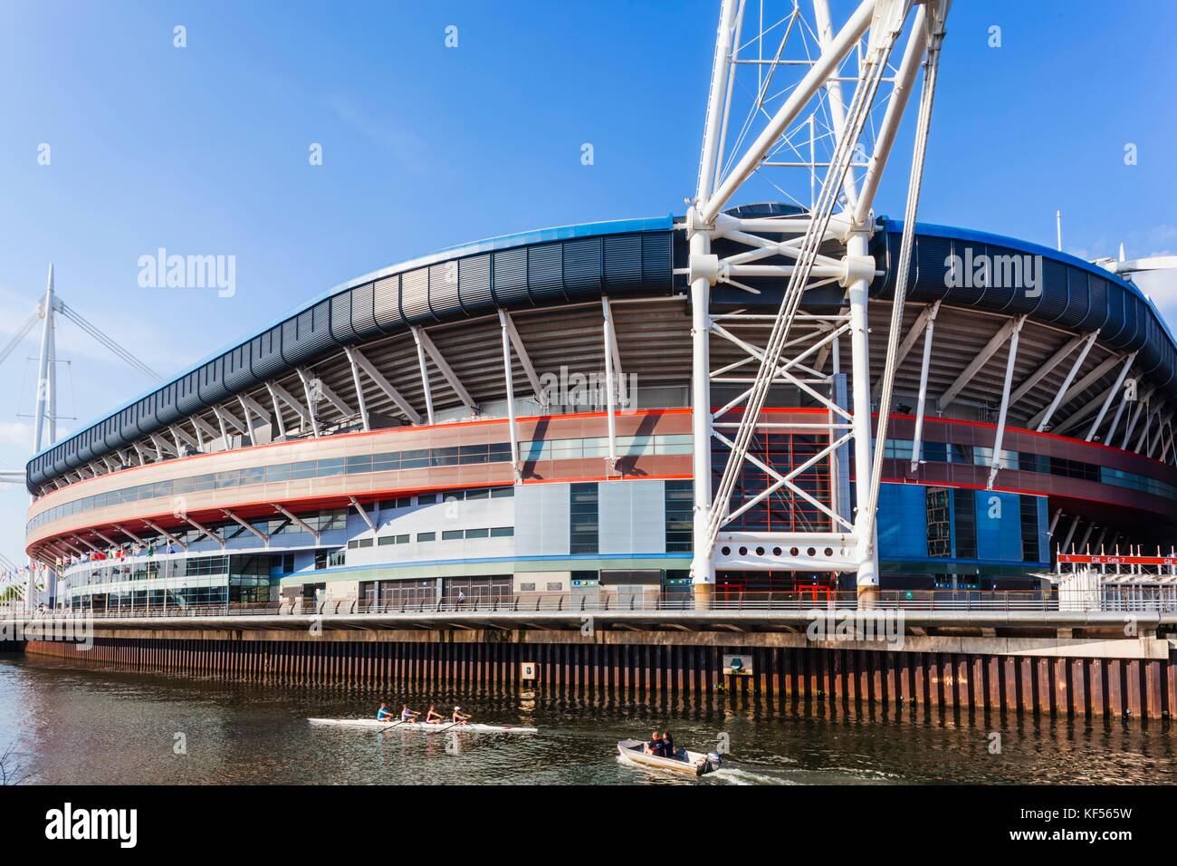 Wales, Cardiff, The Millenium Stadium Aka Principality Stadium Stock ...