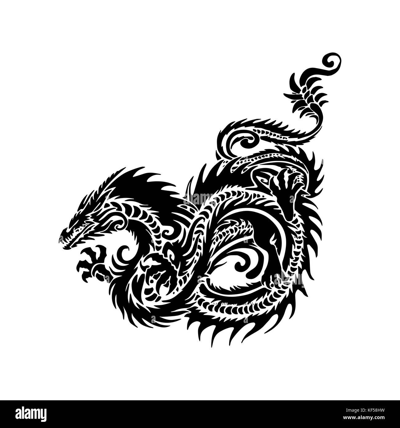 Векторные изображения дракон
