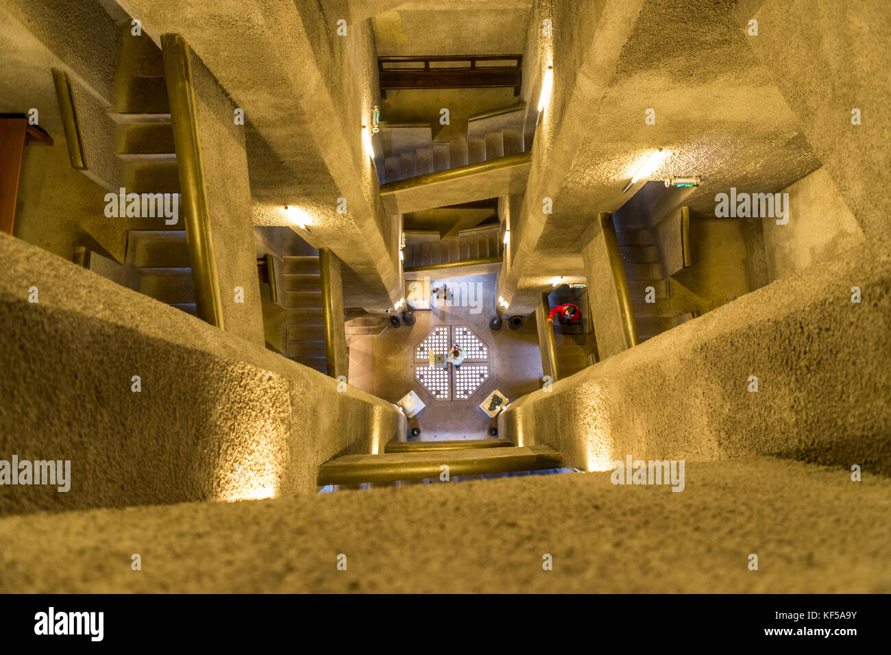 The Douaumont ossuary, national cemetery and memorial site, including Trench du Bayonette, France. Stock Photo