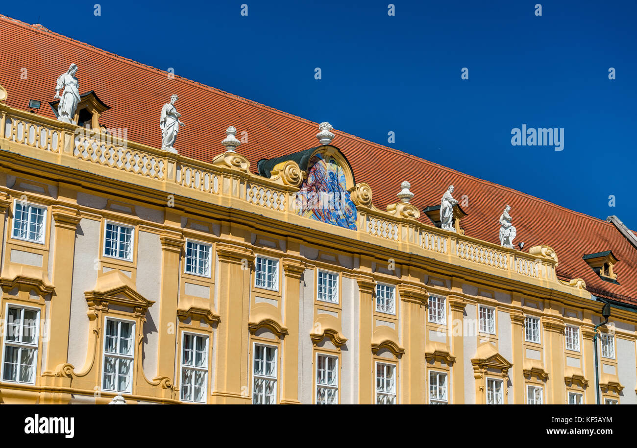 Details of Stift Melk, a Benedictine abbey in the town of Melk in Austria Stock Photo
