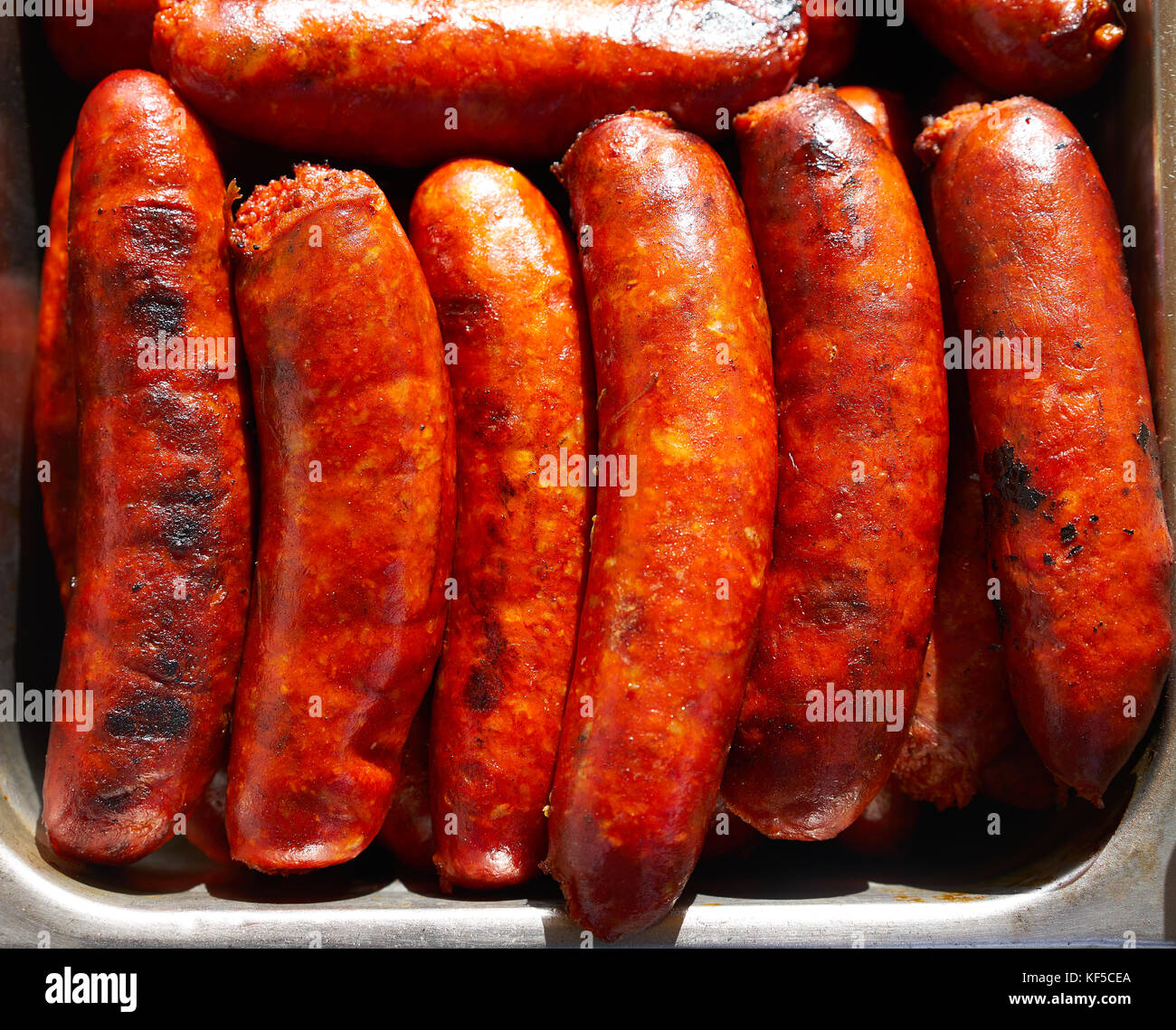 Chorizo sausage barbecue cooked in Mexico Stock Photo Alamy
