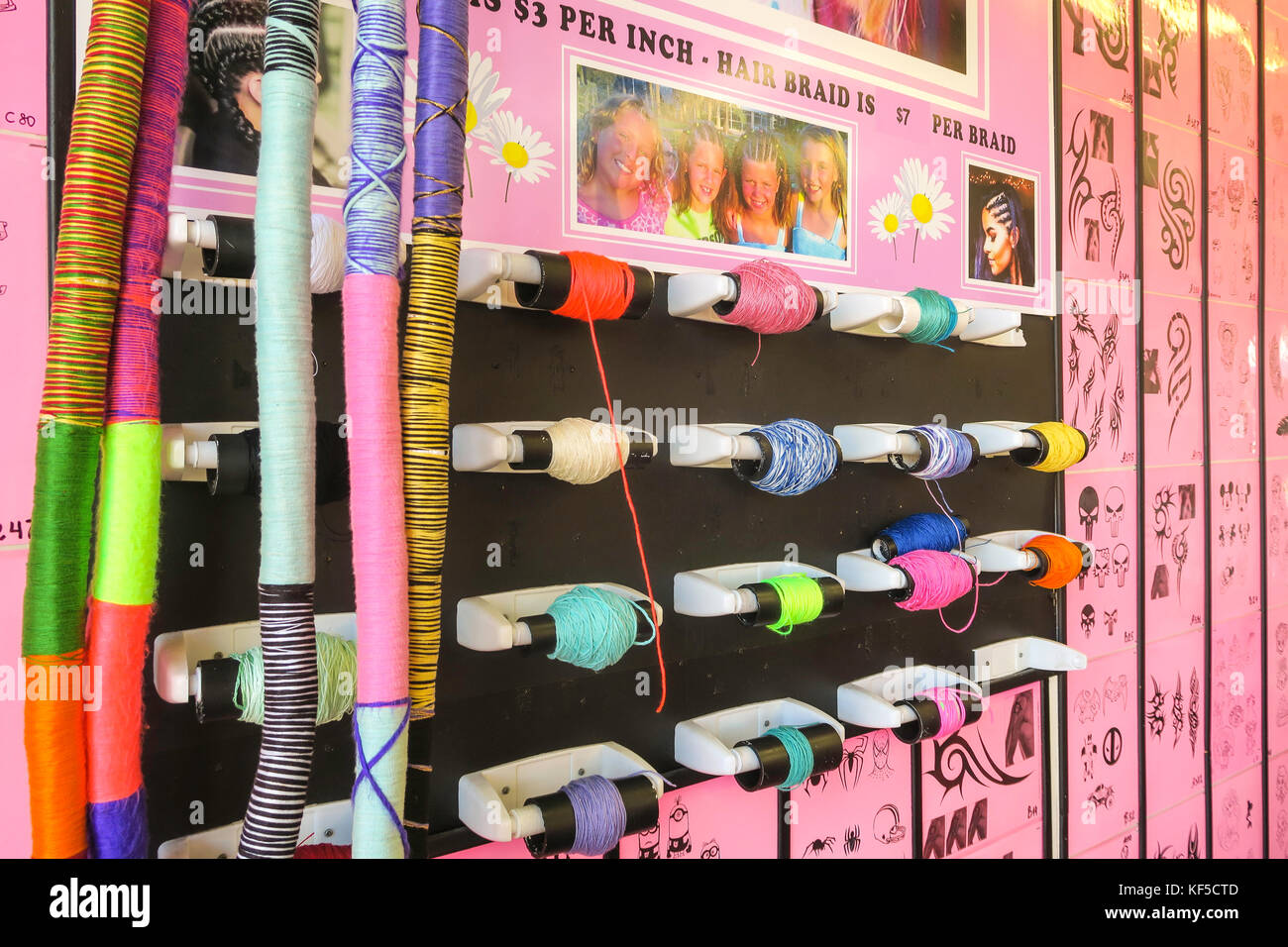 Shop on Ocean Blvd. in Myrtle Beach, South Carolina, USA Stock Photo
