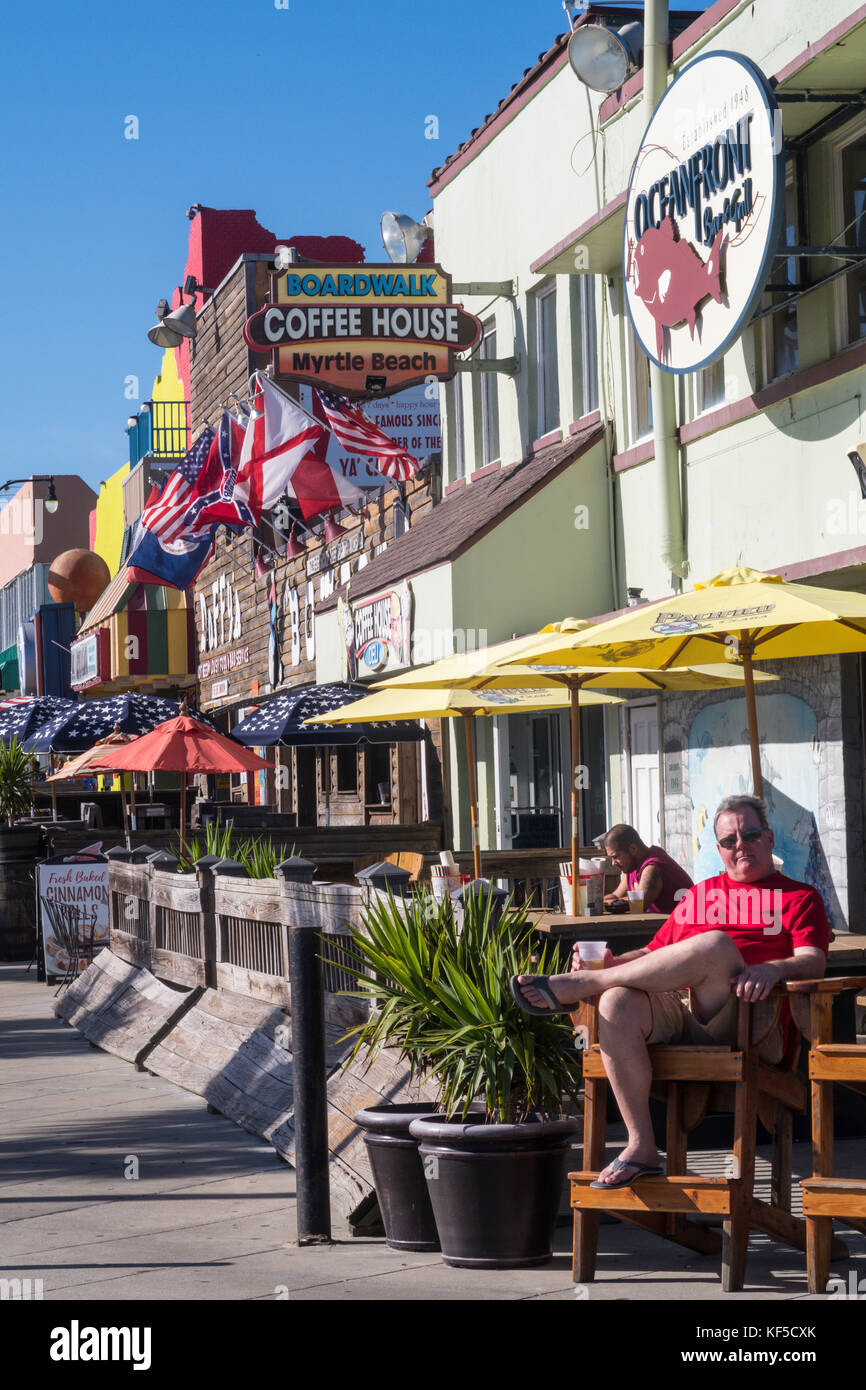 Restaurants in Myrtle Beach, South Carolina, USA Stock Photo Alamy