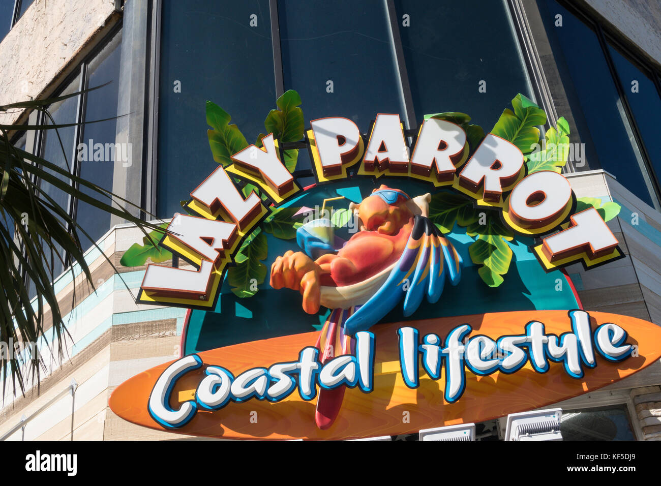 Ocean Blvd. in Myrtle Beach, South Carolina, USA Stock Photo