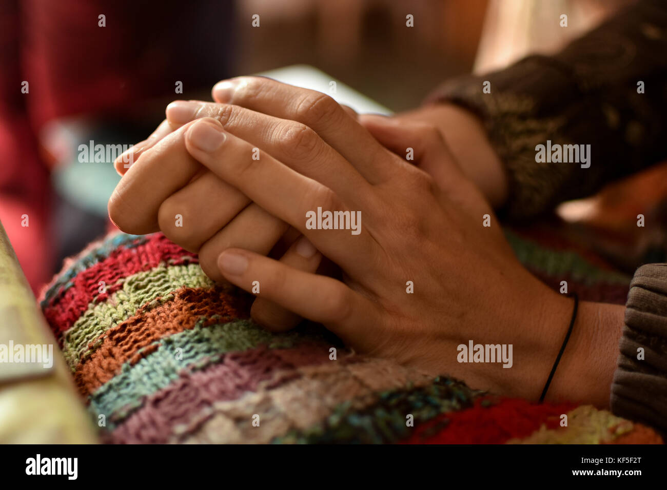 Hands Resting On Lap High Resolution Stock Photography and Images - Alamy