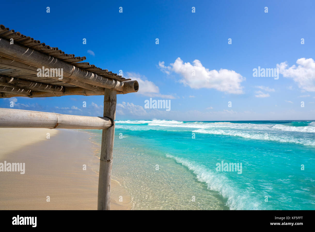 Akumal bay Caribbean beach in Riviera Maya of Mayan Mexico Stock Photo ...