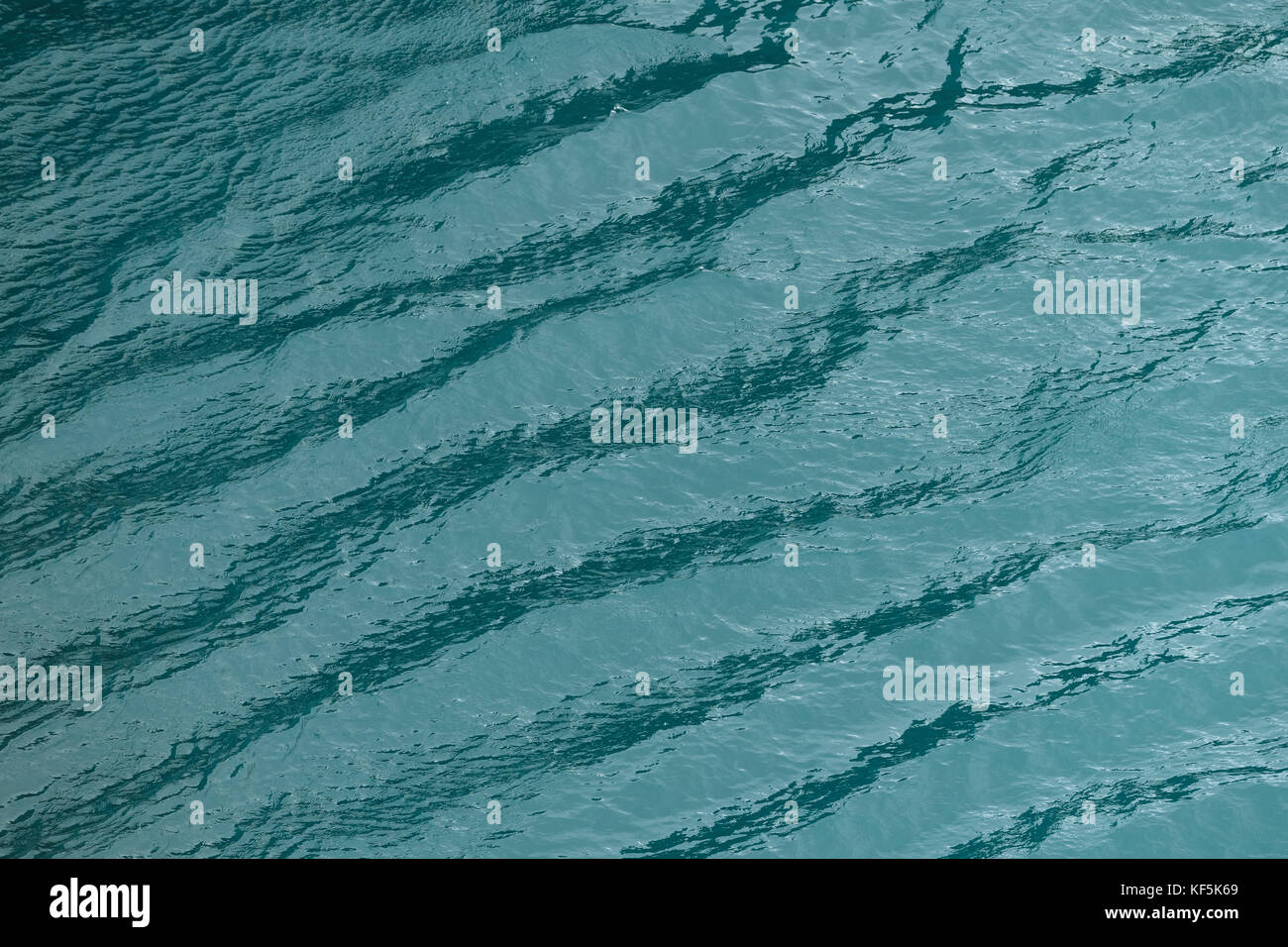 Water surface, small waves on a lake, Iceland Stock Photo