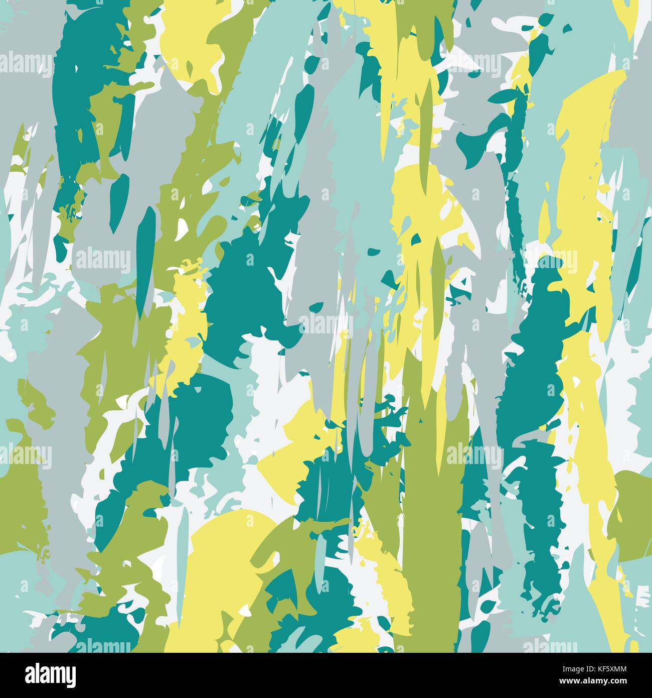 Abstract, vector seamless repeat pattern swatch. Paint splashes and ...