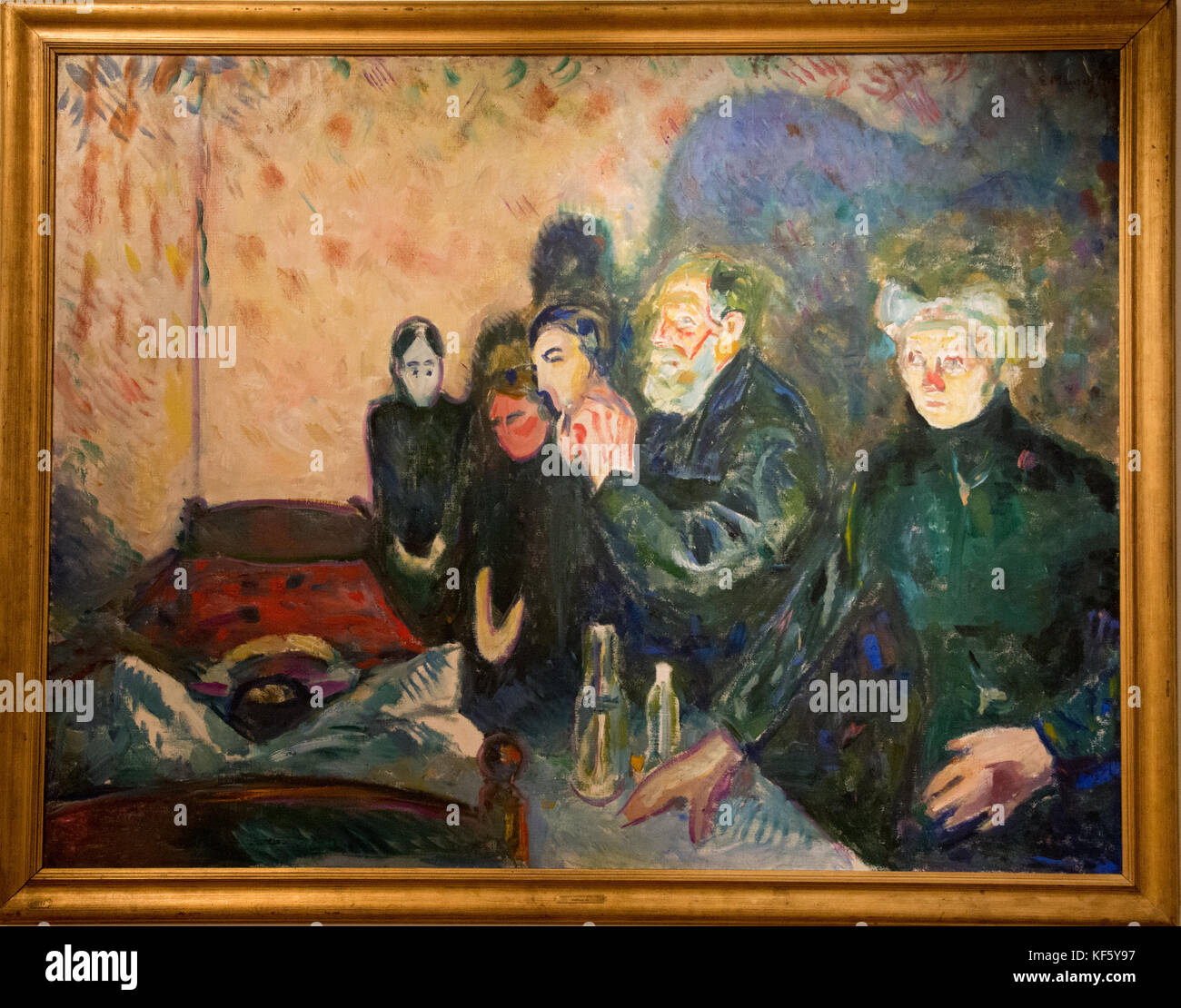 'death struggle' from Edvard Munch Stock Photo