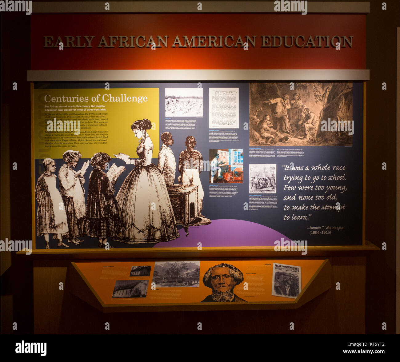 Union Kempsville museum in the high school Virginia Beach VA Stock ...