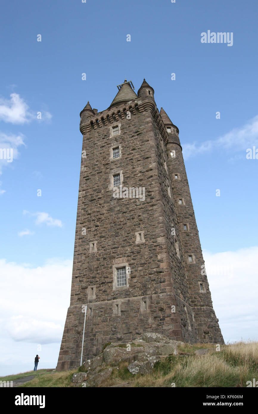 Scrabo Tower Newtownards County Down Northern Ireland. Stock Photo