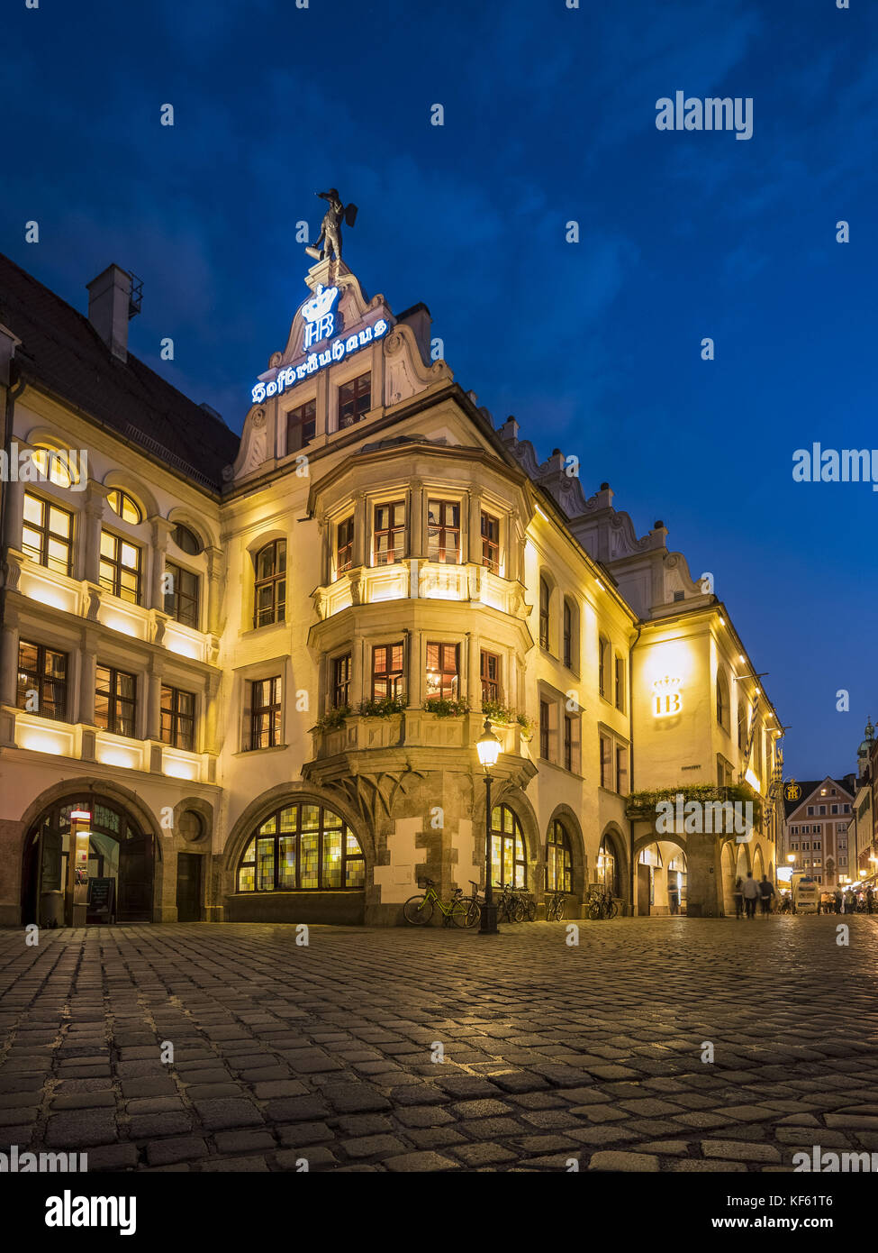Hofbraeuhaus beer hall in Munich, Bavaria Stock Photo Alamy