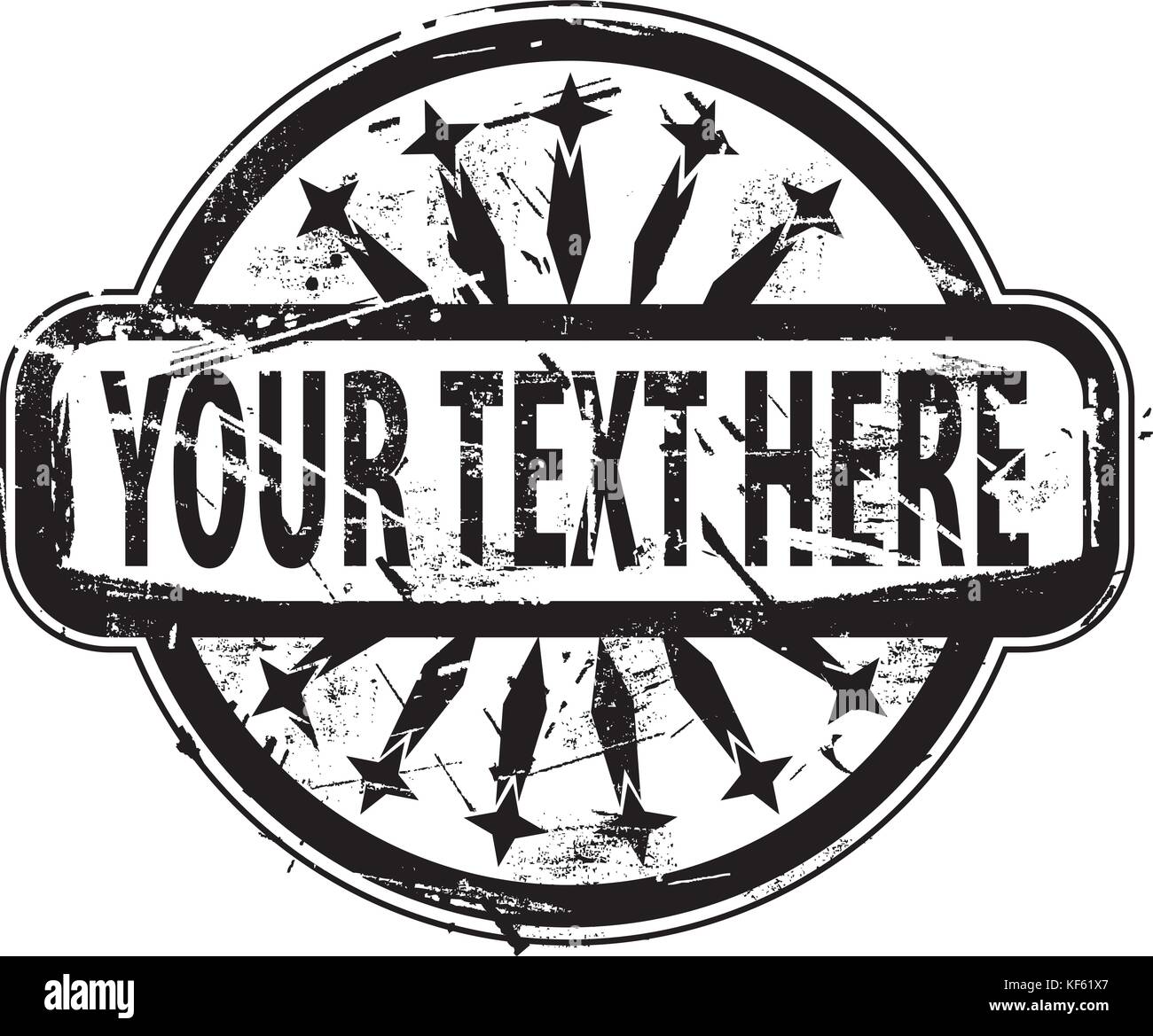 Empty rubber stamp template Stock Vector Image & Art - Alamy