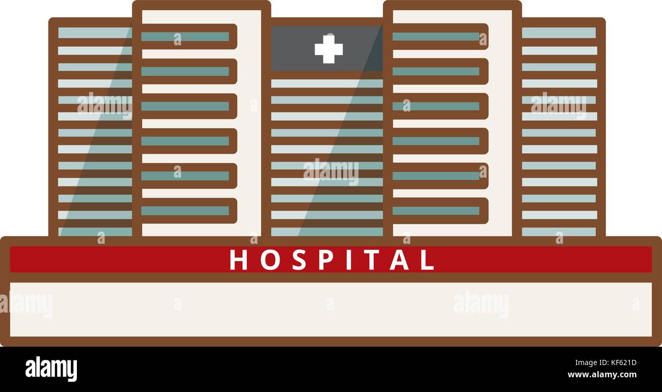 Large Hospital Building Stock Vector Image & Art - Alamy
