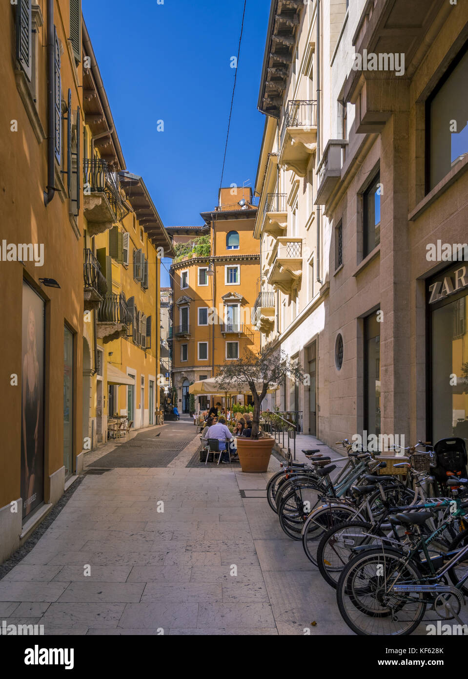 Old Town of Verona Stock Photo - Alamy
