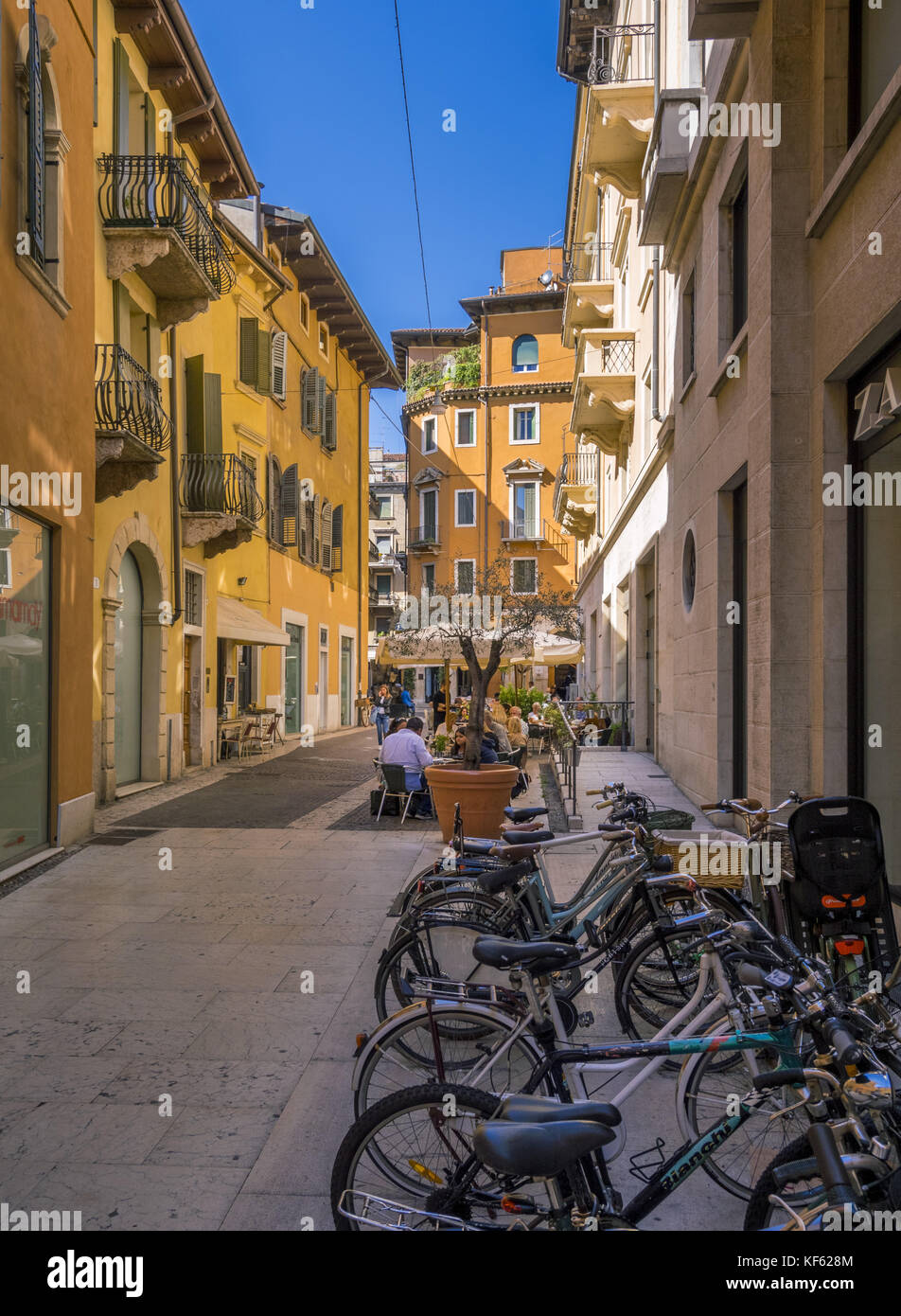 Old Town of Verona Stock Photo - Alamy