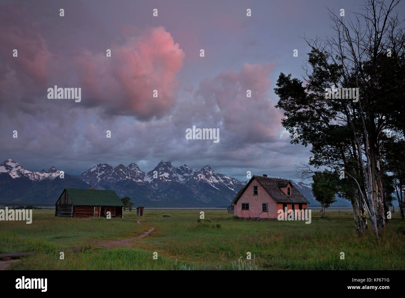 Mormon homestead grand tetons hires stock photography and images Alamy