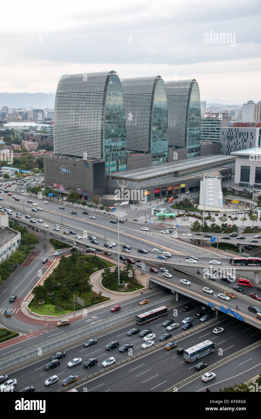 Xizhimen overpass in Beijing Stock Photo - Alamy