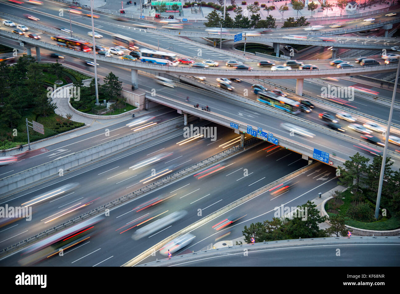 Xizhimen Beijing overpass Stock Photo - Alamy