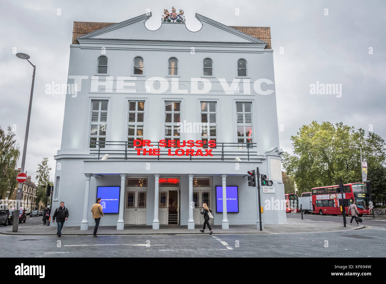 The Opening Night of Dr. Seuss's The Lorax at the Old Vic Theatre on The Cut in London, SE1, UK Stock Photo