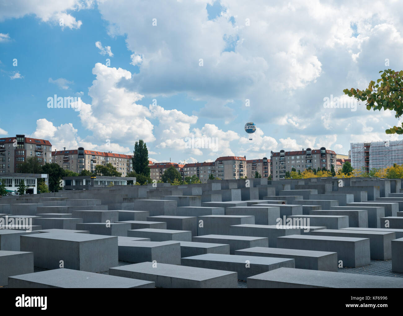 Memorial to the Murdered Jews of Europe in Berlin Stock Photo