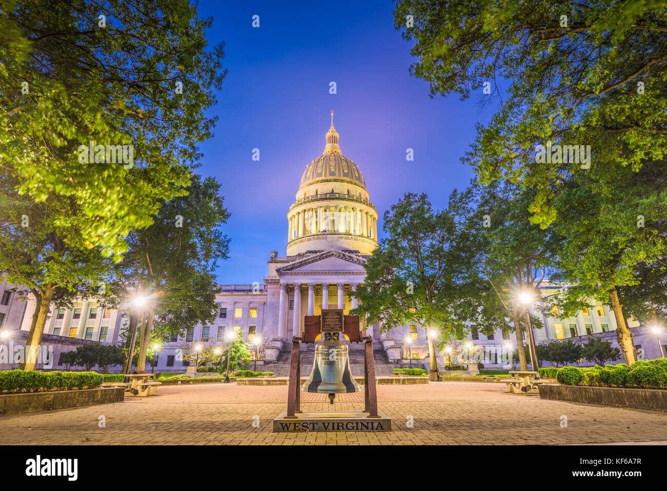 West Virginia State Capitol in Charleston, West Virginia, USA. Stock Photo
