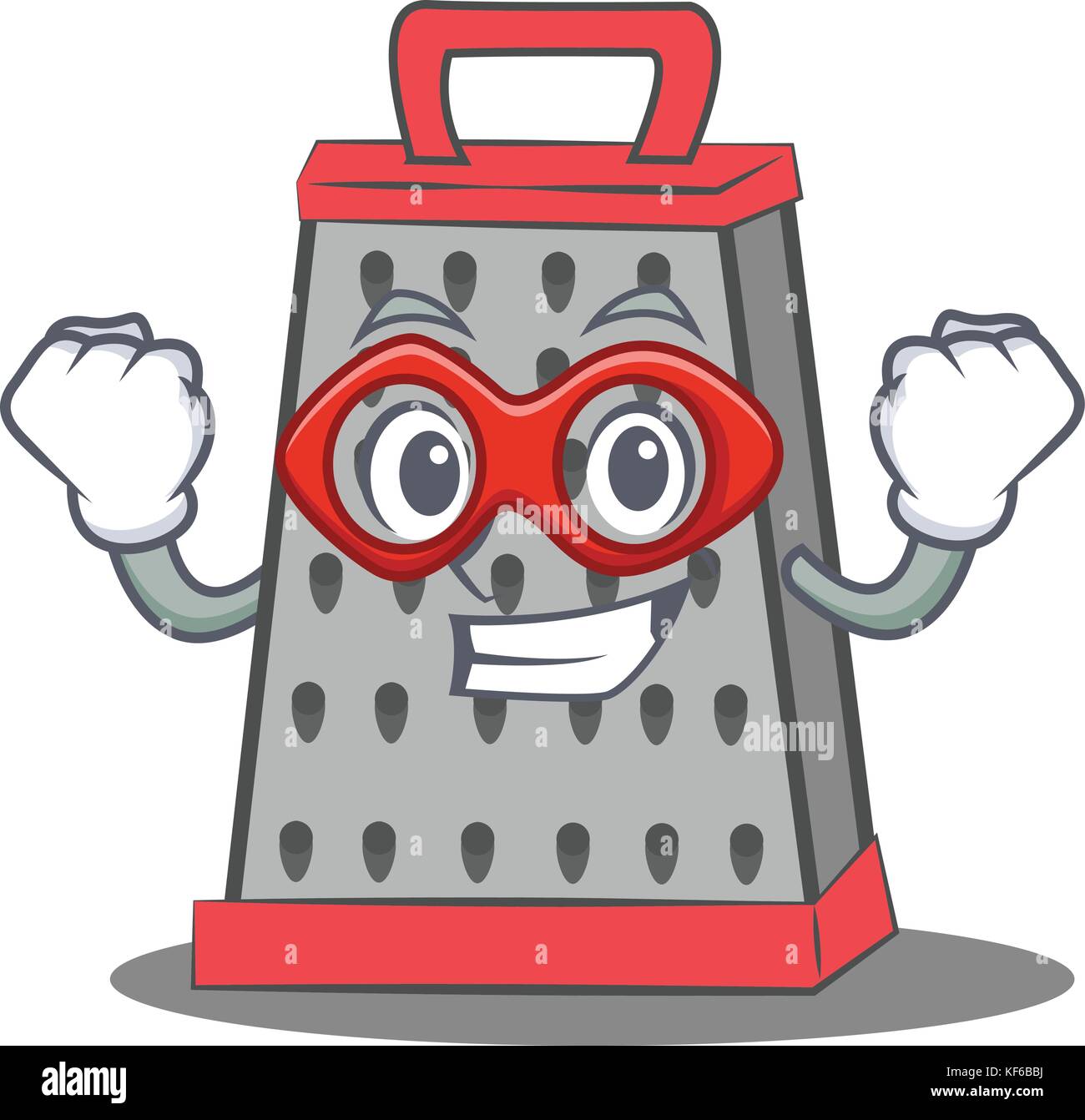 Super hero kitchen grater character cartoon Stock Vector Image & Art ...