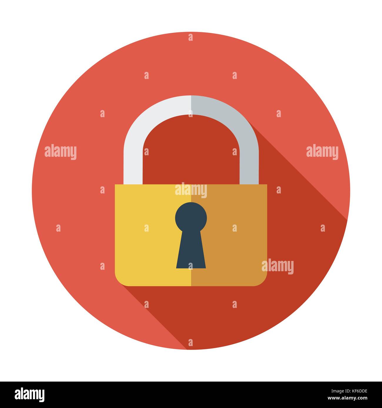 Lock single icon Stock Vector Image & Art - Alamy