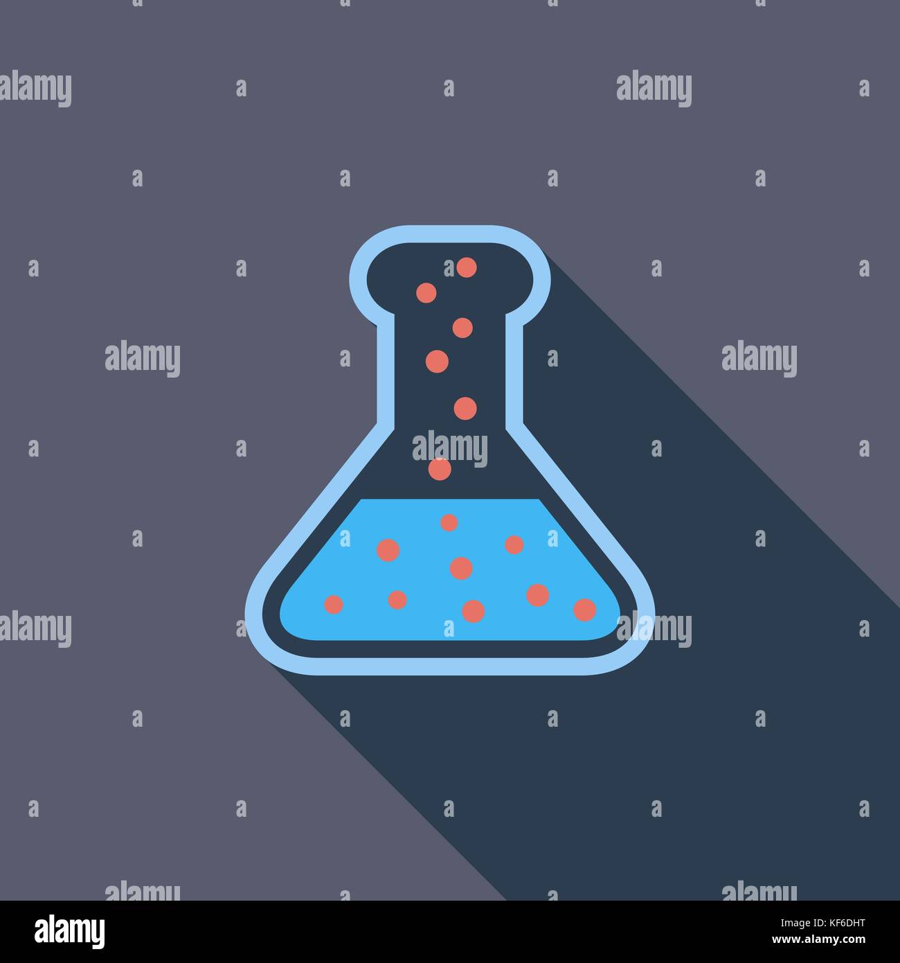 Chemisty flat icon Stock Vector Image & Art - Alamy